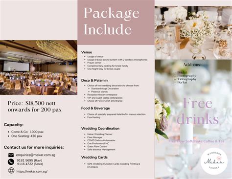 The Ballroom Wedding Package.